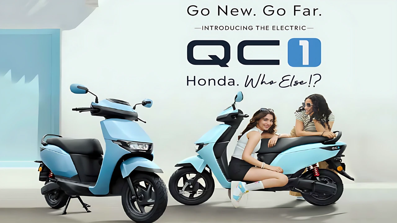 honda qc1, Bharat Mobility Global Expo 2025, What is the price of the Honda QC1, What is the range of the Honda QC1 on a single charge, What is the top speed of the Honda QC1 on a single charge