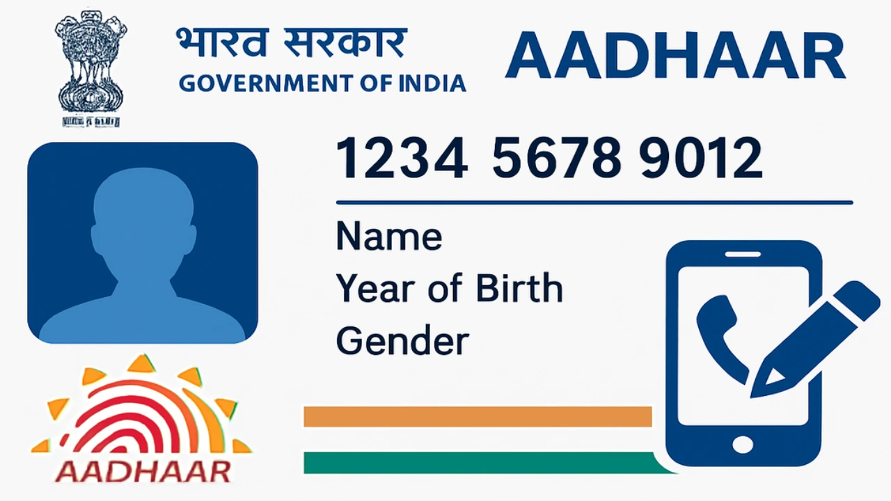 How to Change Aadhaar Card Mobile Number, At Aadhaar Seva Kendra or Enrollment Center, Via India Post / Postman Service (Doorstep Update), Can I change my Aadhaar mobile number online from home, Can I change the number without OTP on my old phone